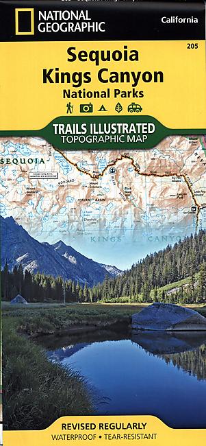 205 P N SEQUOIA KINGS CANYON ECHELLE 1 80 000