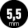 5,5 mm